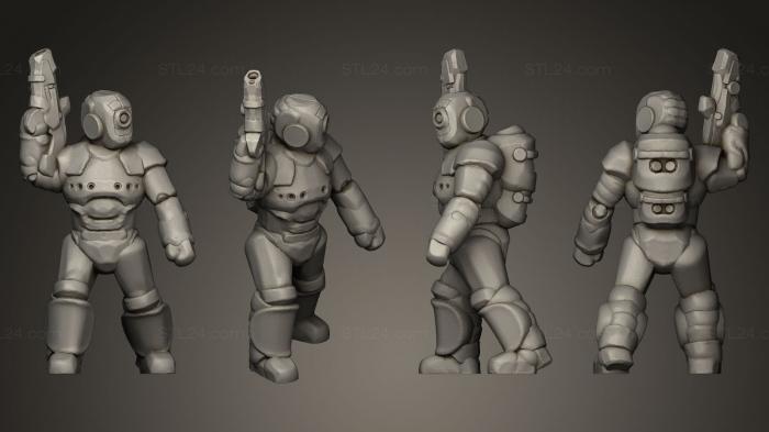 Miscellaneous figurines and statues (Freespace Commando, STKR_0185) 3D models for cnc